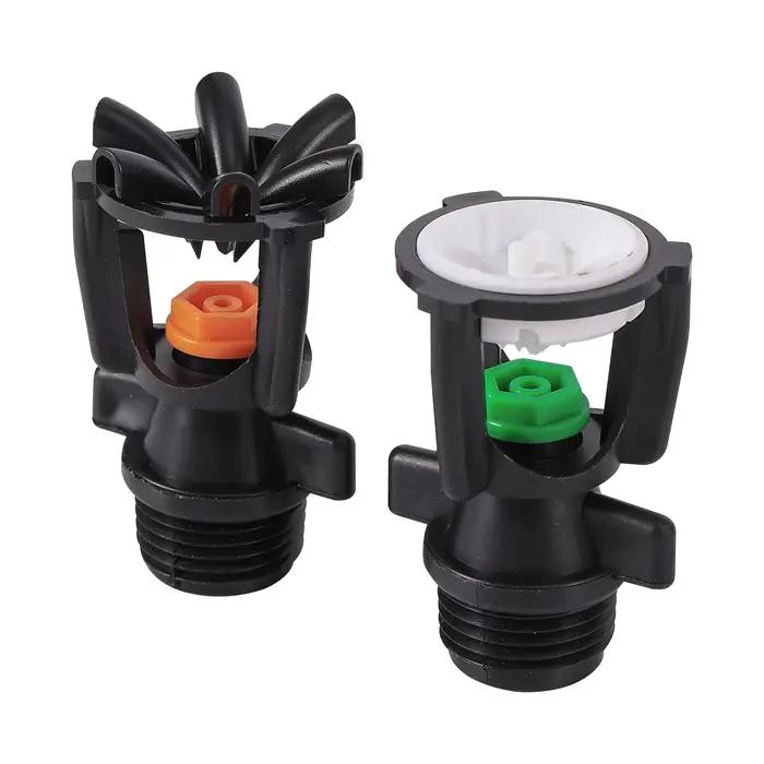 Arroseurs rotatifs à filetage mâle 1/2 ", arroseur d'eau d'irrigation pour pelouse 360 ° Système d