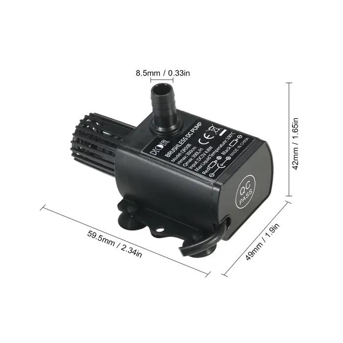 Pompes à eau pour étang jardin Camping fournitures USB 5V 4.8W Ultra-silencieux Mini sans brosse étanche Submersible fontaine Aquarium