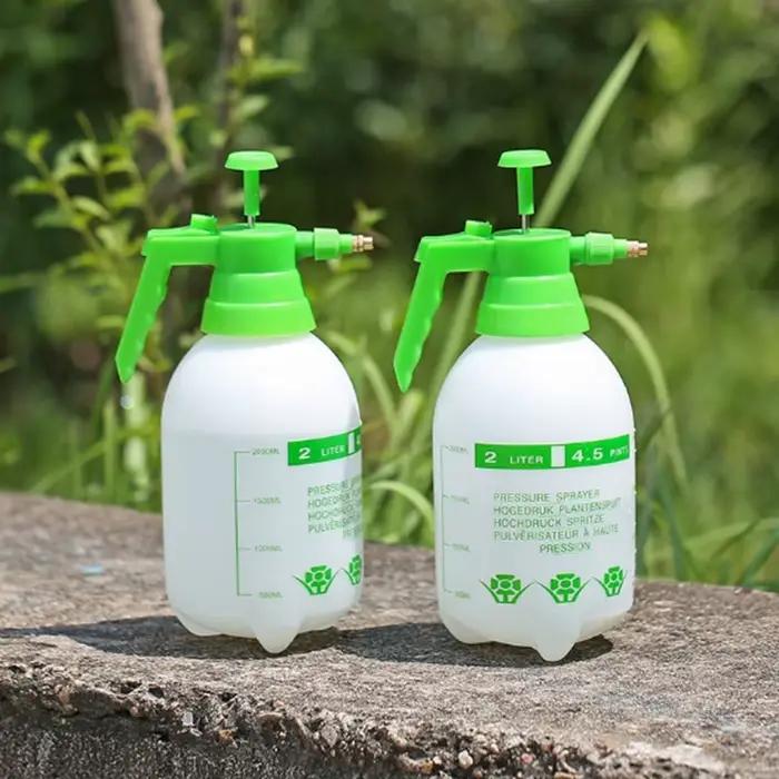 1 ensemble, pulvérisateur d'eau à pression manuelle-arrosoir de jardin 2L avec tête réglable pour plantes et fleurs en pot-pompe à Air comprimé