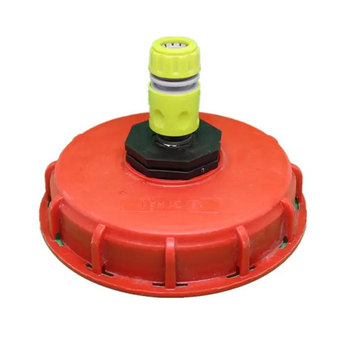 Connecteur d'injection d'eau précieuse IBC couvercle de baril robuste pour jardin longue durée ventilation efficace système d'irrigation durable occasions spéciales