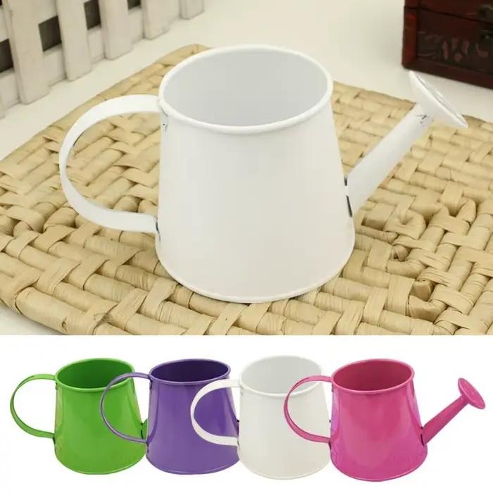 Arrosoir Mini bouilloire enfants Pot jardin métal eau modèle fleur fer étain Miniature jardinage jou
