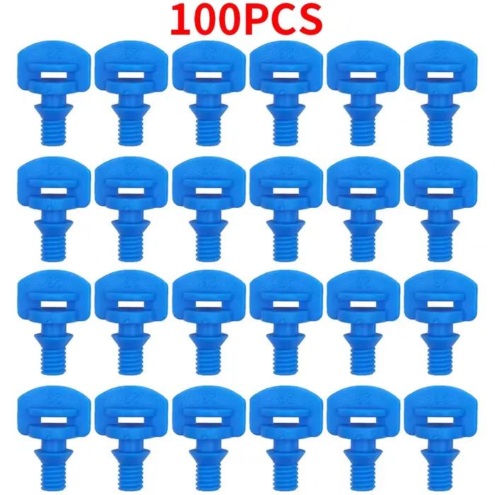 100 PIÈCES 90-360 ° Micro-asperseurs d'irrigation goutte à goutte à filetage mâle pour serres et j