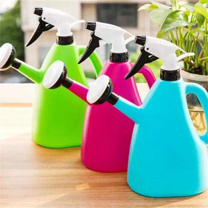 Arrosoir en plastique pour plantes de jardin, pulvérisateur de fleurs d'intérieur, bouilloire à eau