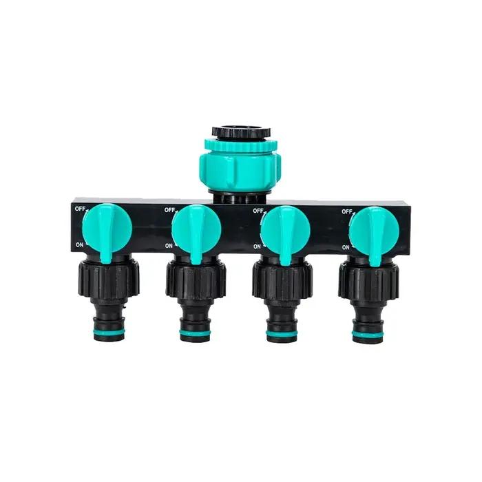 Connecteur d'eau de jardin en plastique argent durables pour jardinage et agriculture polyvalents