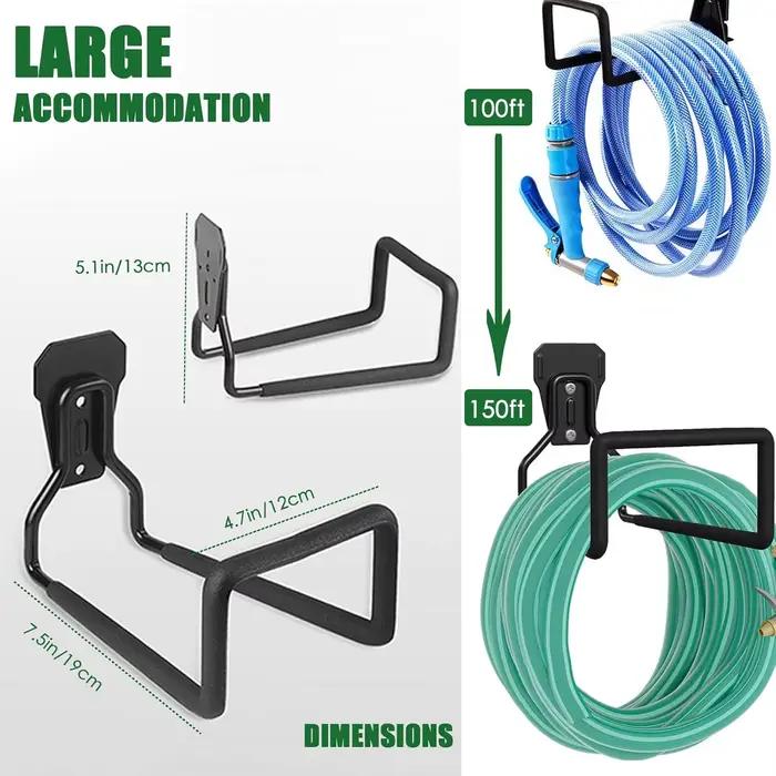 Support de tuyau d'arrosage mural robuste et durable pour ranger les tuyaux d'arrosage et outils de jardinage multifonctionnel pour extérieur intérieur occasions spéciales