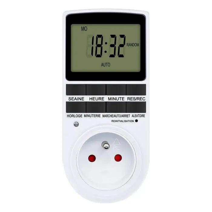 Minuterie électronique numérique LCD multifonctionnelle pour système d'arrosage 7 jours 12/24 heures programmable pour jardin terrasse serreUsageId123