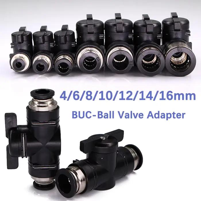 Adaptateur de tuyau à robinet à bille 4-16mm, 1 pièce, verrouillage coulissant, connecteur à dégagem