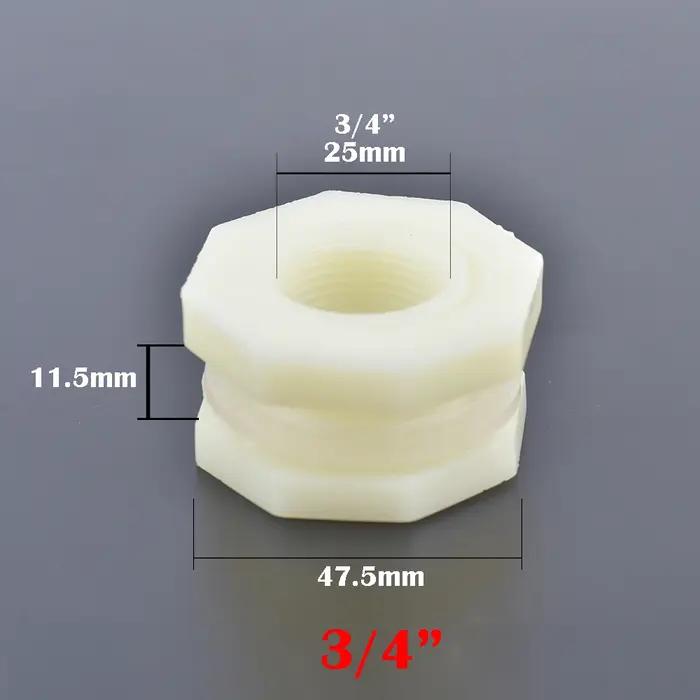 Connecteur d'eau de jardin en plastique POM filetage 1/2" 3/4" pour irrigation robuste et durable aquariums bacs à poissons