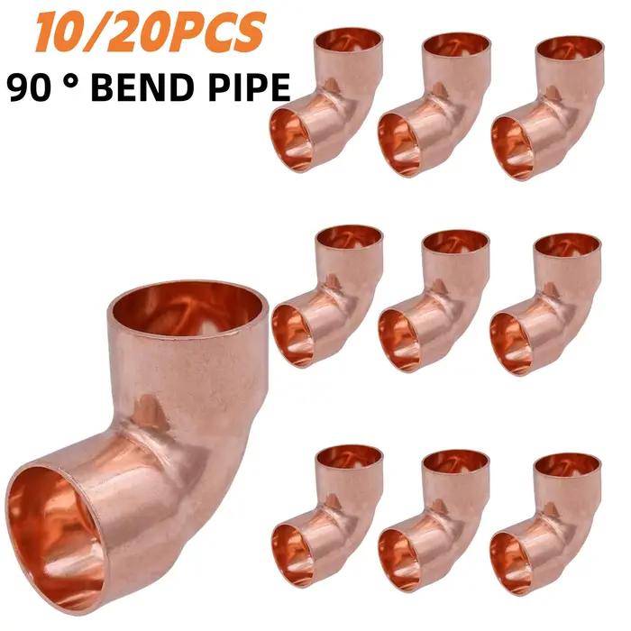 Ensemble 10/20 pièces 90 ° Raccord de tuyau en cuivre | Coude soudé