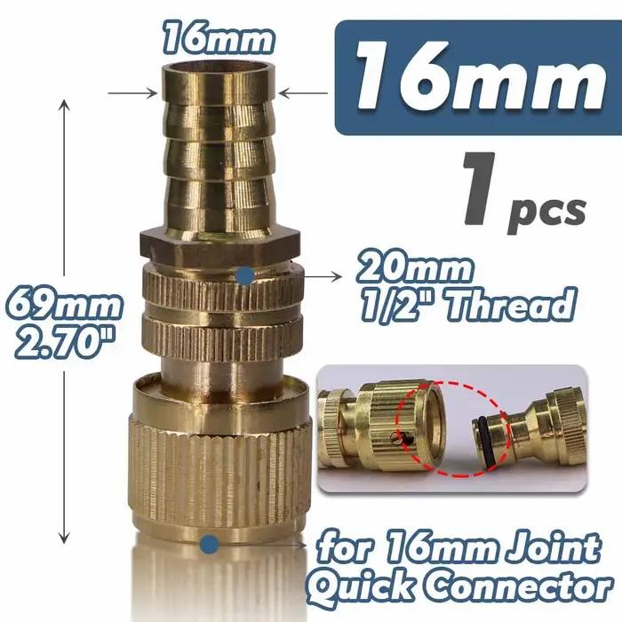 Adaptateur de Tuyau en Laiton