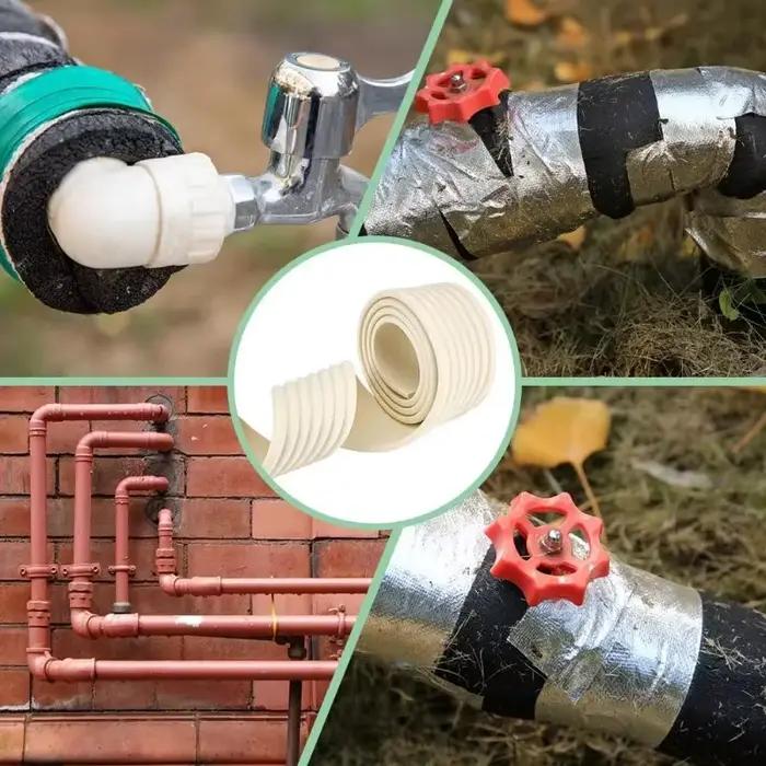 Couvre-tuyaux coloré de 2m pour tuyaux d'eau, de gaz et de chauffage pour la maison et le commerce protection et décoration de tuyaux pour rénovation