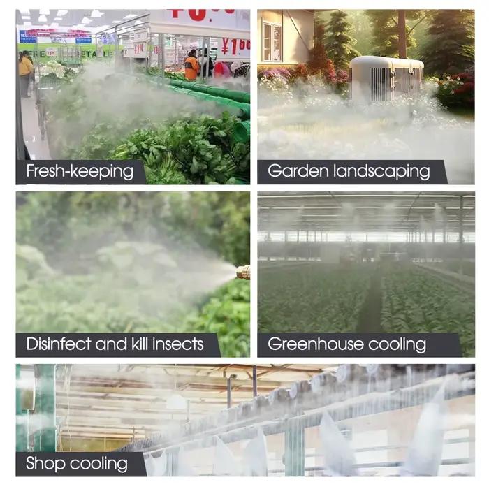 Kit de micro-d'argile pour plantes de serre de jardin, pompe auto-amorçante, insertion de rine, buse