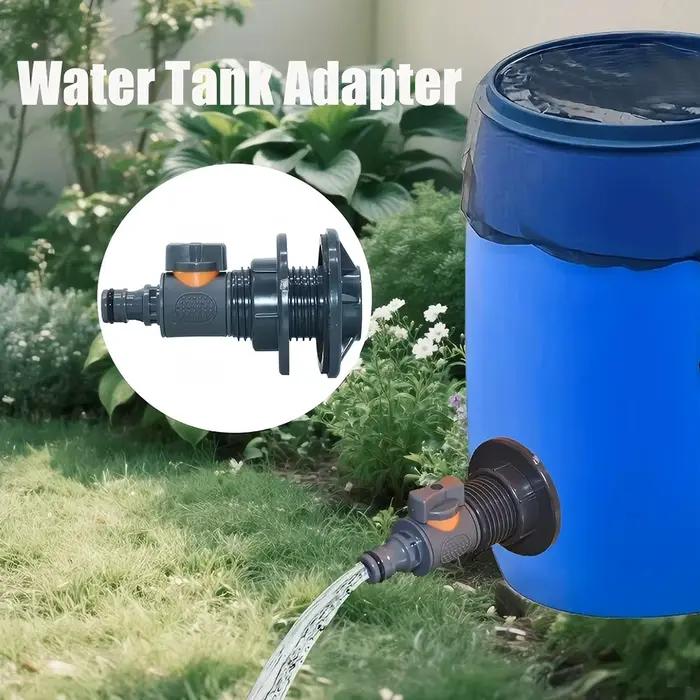 Adaptateur de réservoir d'eau en PVC avec Valve