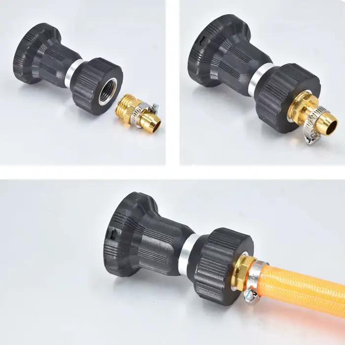 Kit de réparation de tuyau d'arrosage, 3/4 pouces, connecteur de tuyau avec pince en acier inoxydabl