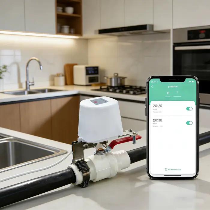 Valve d'eau intelligente WIFI Zigbee
