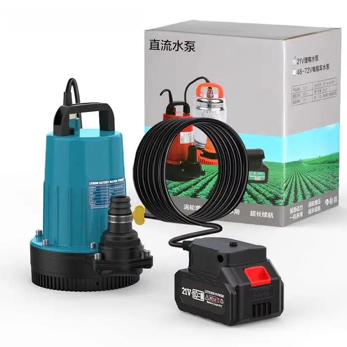Pompe submersible à batterie au lithium