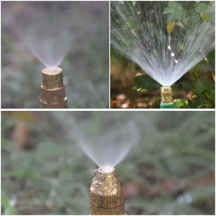 Buse d'arrosage de brouillard en laiton réglable pour jardinage balcon serre humidification pluie fine irrigation de plantes fleurs occasions spéciales