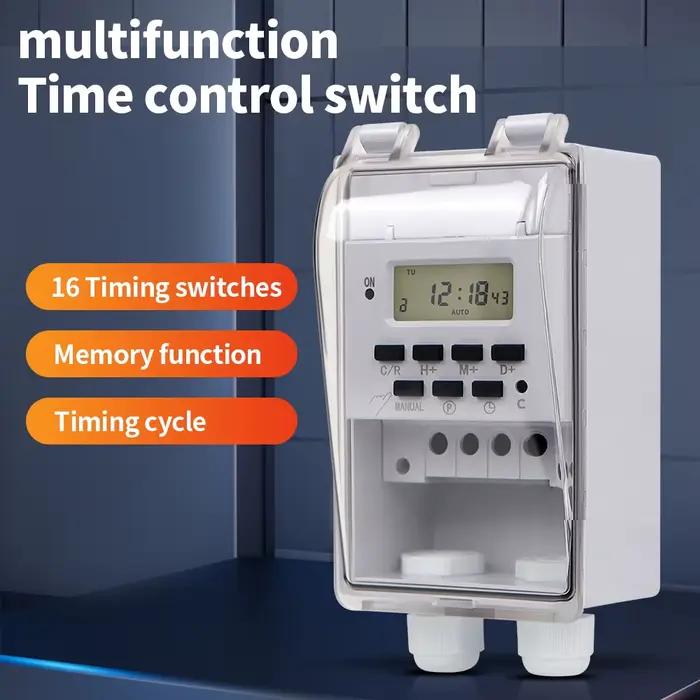 Minuterie numérique multifonctionnelle 220V 30A