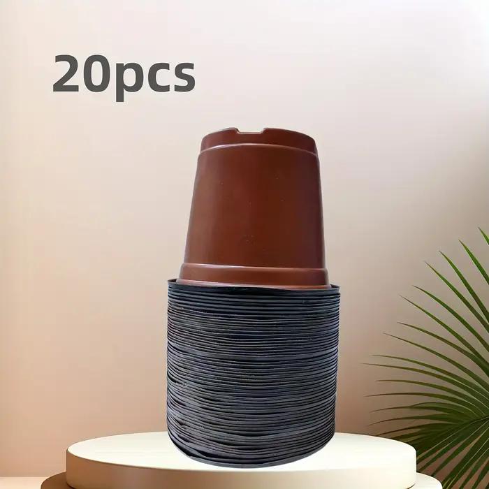 Paquet de 50 Pots de pépinière de style américain – Conteneurs polyvalents pour semis intérieurs/extérieurs