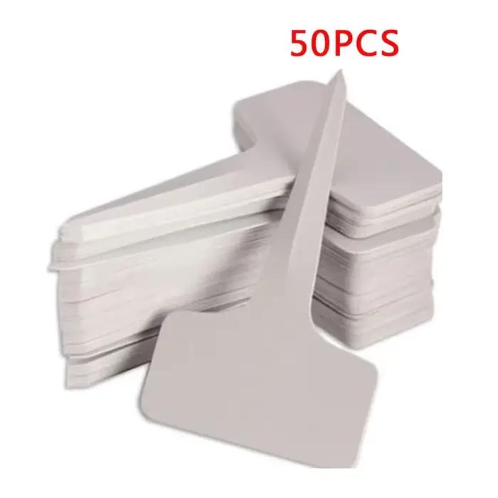 Marqueurs d'étiquettes de plantes de Type T, 50/100 pièces, étanches, PVC, Classification des plante
