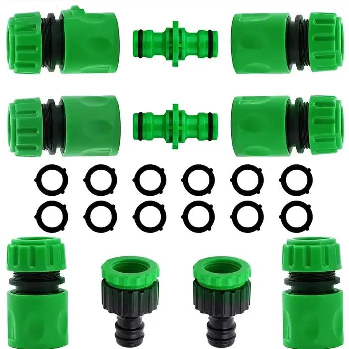 Raccord rapide double mâle ABS 1/2 po pour tuyau d'arrosage