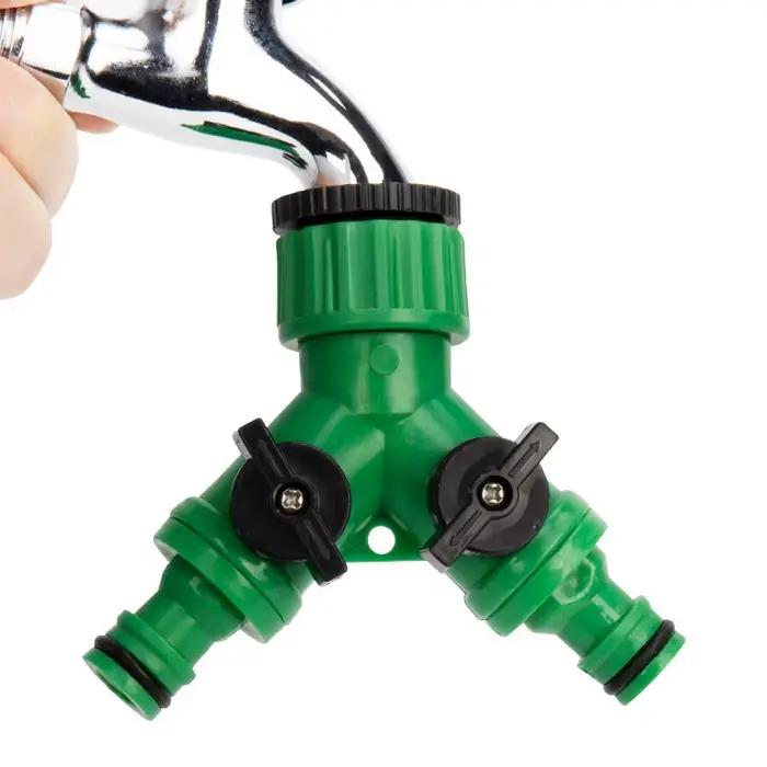 Tuyau d'arrosage Y connecteur rapide 1/2 "3/4"