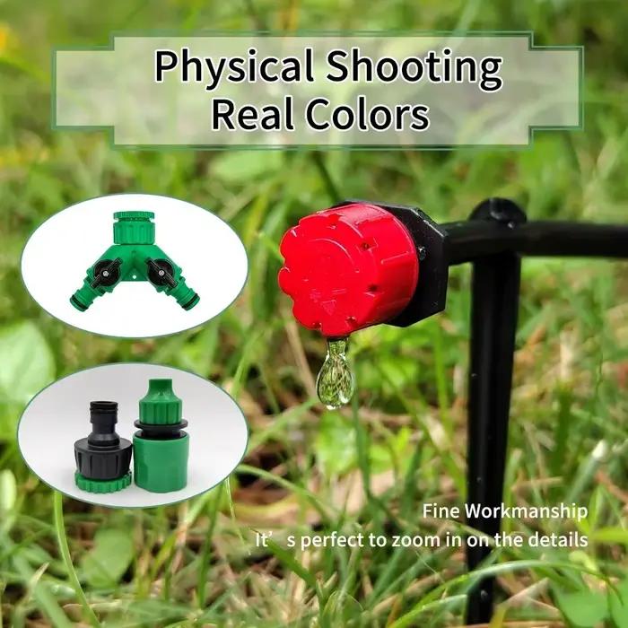 Système d'irrigation goutte-à-goutte pour serre jardinage bricolage tuyau d'arrosage automatique micro kit arrosage goutteurs réglables