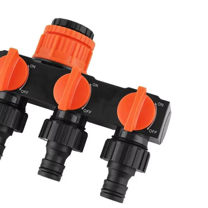 Distributeur d'eau 4 voies pour irrigation goutte à goutte