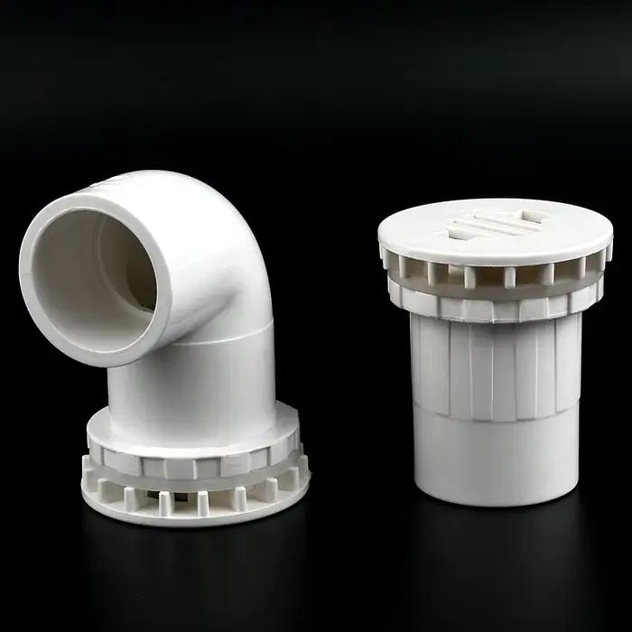 Joints de vidange d'aquarium en PVC blanc, 1 pièce, 90 ° Connecteurs de Drainage coudés, pièces de