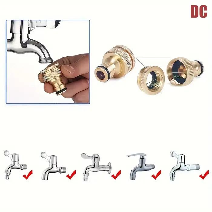 Connecteur de robinet en laiton