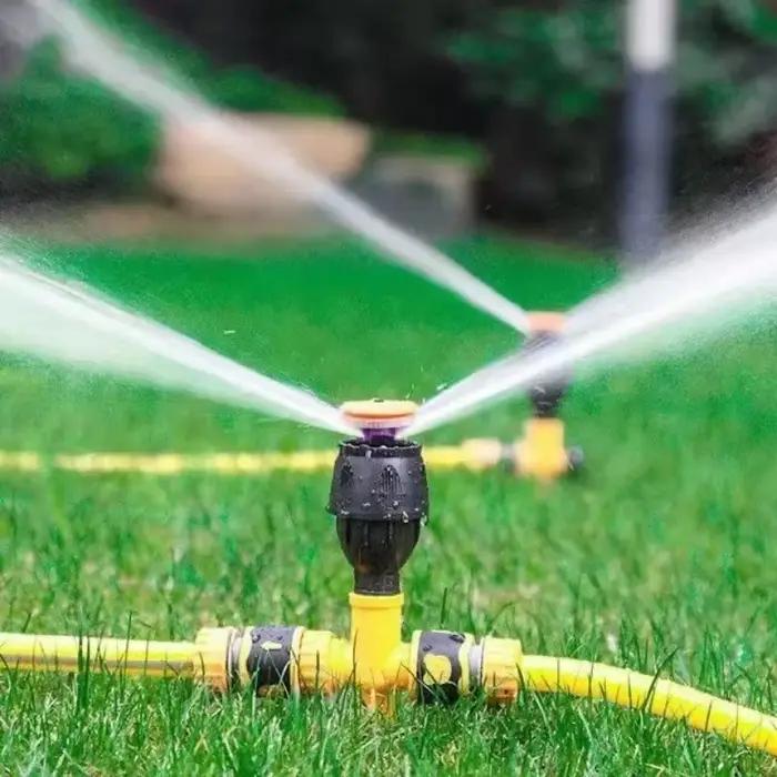 Arroseur rotatif automatique 360 degrés pour jardin irrigation fleurs légumes oscillant robuste durable économique amusant pour enfants