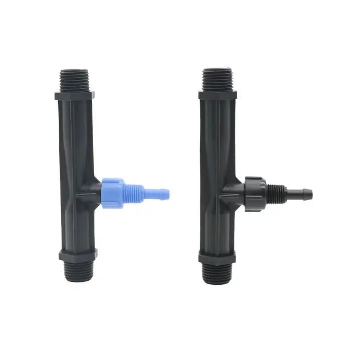 1/2 "3/4" 1 "filetage mâle Venturi injecteur d'engrais dispositif d'irrigation goutte à goutte fleur
