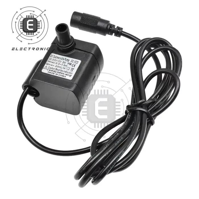 1 pièces d'origine DC 3 W 5.5 V-12 V DC-1020 Mini pompe Submersible solaire pour Aquarium