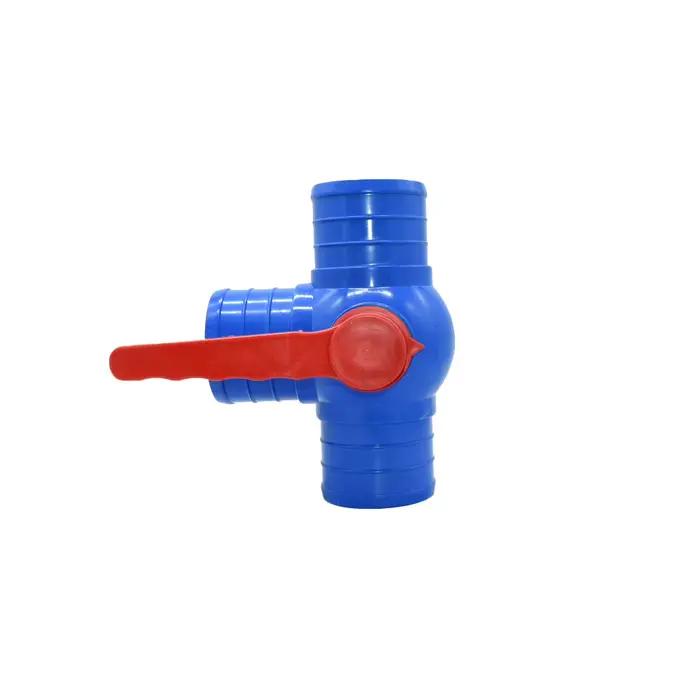 Connecteur de tuyau de ruban d'eau, séparateur de té de robinet, vanne d'arrêt d'eau droite, raccord