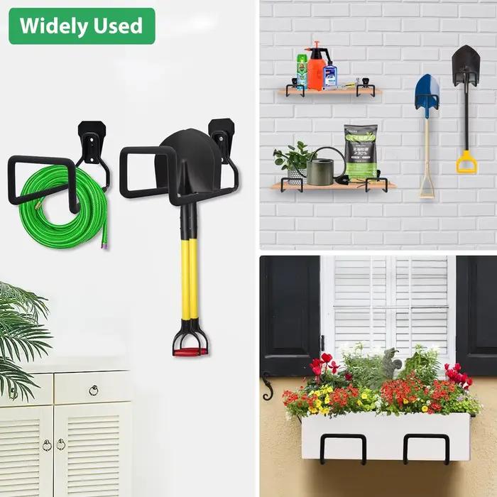 Support de tuyau d'arrosage mural robuste et durable pour ranger les tuyaux d'arrosage et outils de jardinage multifonctionnel pour extérieur intérieur occasions spéciales