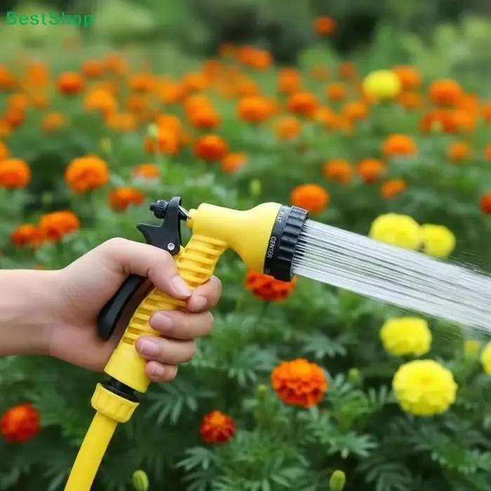 ☪ Pistolet d'arrosage de jardin à commande par pouce pour tuyau d'irrigation