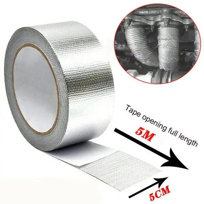 Bande isolante pour tuyau d'échappement 5m*5cm, bande thermique pour échappement, collecteur, descen