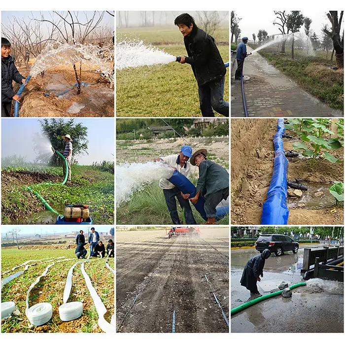 Raccord de tuyau d'eau à bande bleue pour l'd'argile agricole