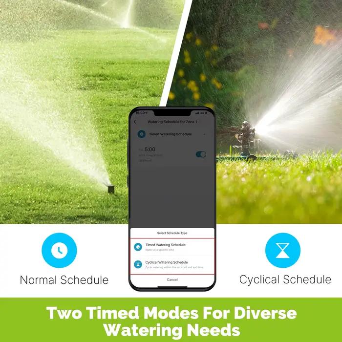 MOES Tuya ZigBee – minuterie d'eau 1-2 voies