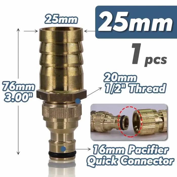 Adaptateur de tuyau en laiton avec connecteur rapide