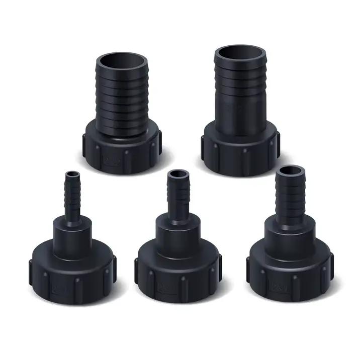 Adaptateur de réservoir IBC à filetage 1/2'', 3/4'', 1'', 2 pouces, connecteur de robinet en plastiq