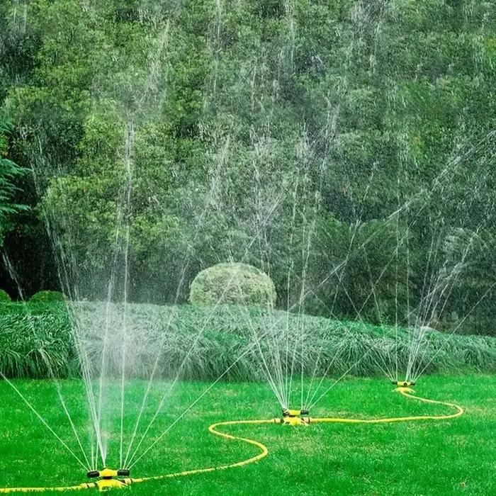 Ensemble de tuyaux d'eau rotatifs automatiques à 360 degrés