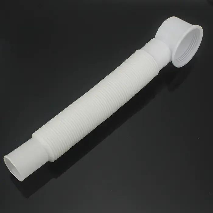 1pc télescopique en plastique baignoire salle de douche baril vers le bas tuyau tuyau de vidange