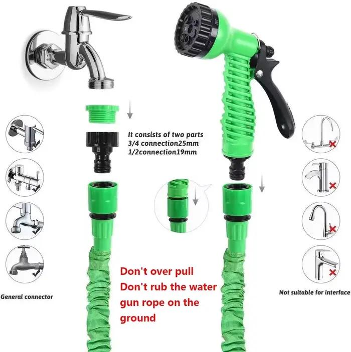 Tuyau d'arrosage de jardin extensible magique