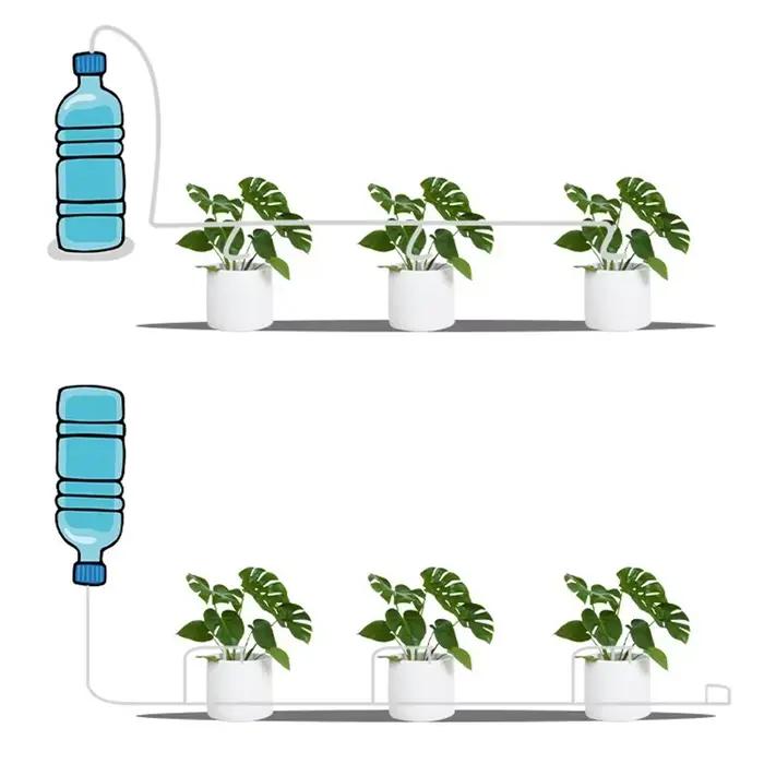 Kit d'arrosage goutte à goutte avec valve de régulation
