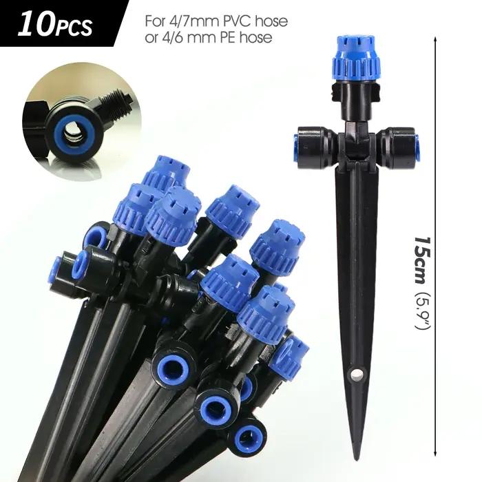 Goutteurs à 8 trous avec piquet arrosage réglable pour jardin irrigation adapté divers environnements occassions spéciales cadeau