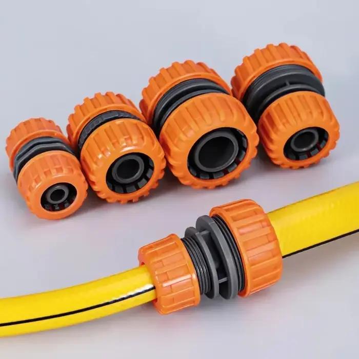 Tuyau d'arrosage de jardin, connecteur rapide en plastique 1/2 "3/4'' 1, adaptateur de Joint à Doubl