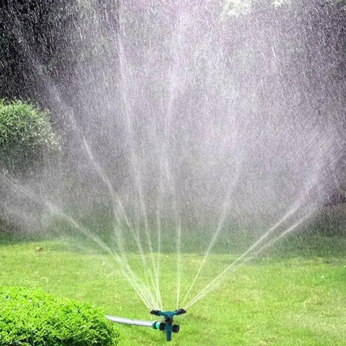 Arroseurs de jardin, arroseur de pelouse rotatif à 360 degrés couvrant une grande surface