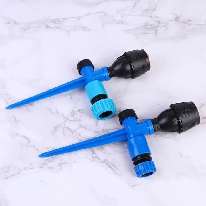 Arroseur rotatif automatique 360 degrés pour jardin et pelouse, buse d'arrosage extérieure pour légumes et plantes, dispositif d'irrigation robuste et facile à utiliser pour serres et terrasses