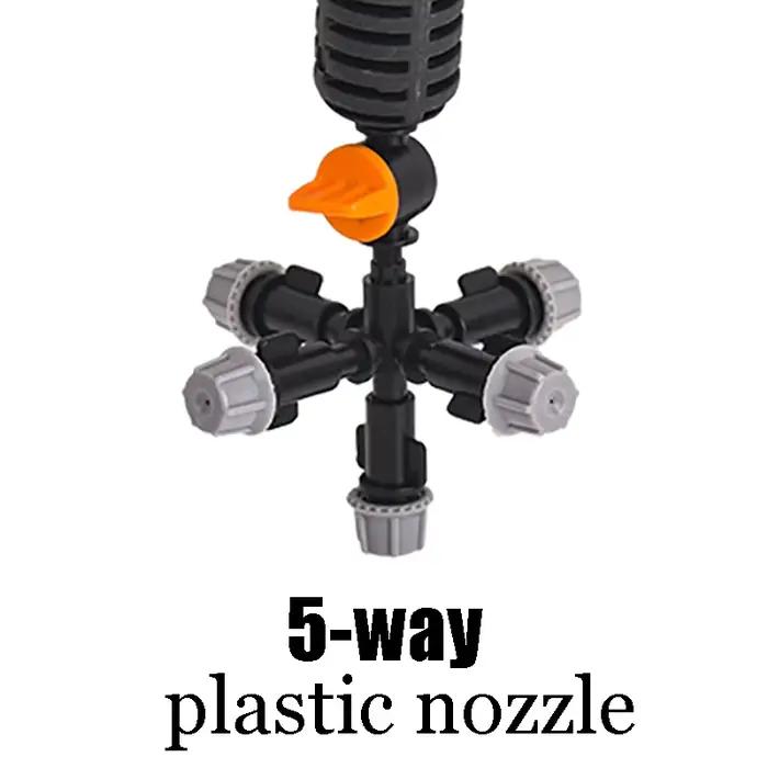 Brumisation suspendue 5/7 voies réglable en laiton plastique arroseur buse de refroidissement arrose